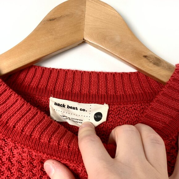 Back Beat Co. Larkin Pullover (Red) - Picture 3 of 6